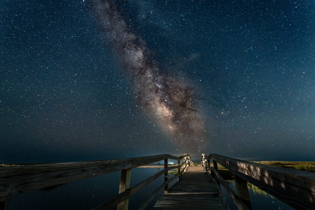 Milky Way Over Footbridge
